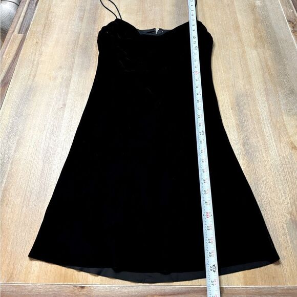 Dion Lee Velvet Architrave Mini Dress Black Size 6 Draped Neckline Tulle Corset - Picture 6 of 14
